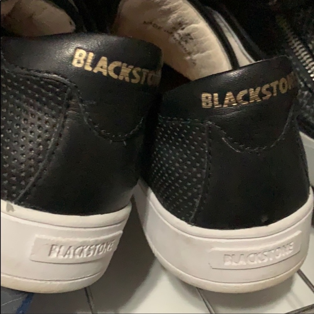 Blackstone black leather size 38 sneakers